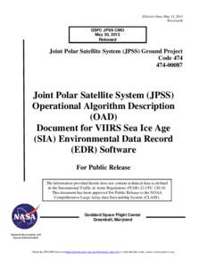 Complexity classes / Technical communication / NP / Specification / Algorithm / Earth / Mathematics / Technology / Joint Polar Satellite System / National Oceanic and Atmospheric Administration / NPOESS