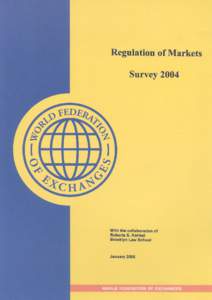 Microsoft Word - Regulation of markets - Survey 2004.doc