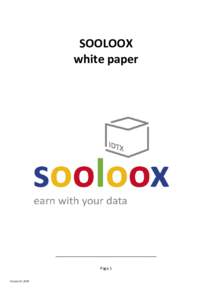 SOOLOOX white paper Page 1 Version