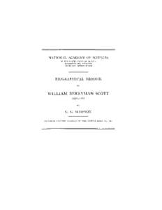 NATIONAL ACADEMY OF SCIENCES OF THE UNITED STATES OF AMERICA BIOGRAPHICAL MEMOIRS VOLUME XXV