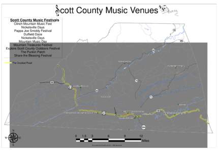 cott County Music Venues Scott County Music Festivals Clinch Mountain Music Fest Nickelsville Days Pappa Joe Smiddy Festival Duffield Daze