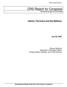 Islamic Terrorism and the Balkans