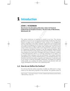 1 Introduction JOHN C. VICKERMAN MA  TE