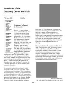 Zoology / Taxonomy / Crossbill / Minocqua /  Wisconsin / Cedar Waxwing / Bird migration / Christmas Bird Count / Redpoll / Bird / Loxia / Ornithology / Nuthatches