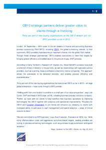 OB10 to provide Centrica with a comprehensive e-Invoicing solution