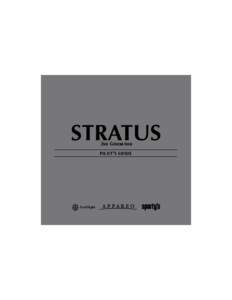 [removed]Stratus II Pilots Guide Cover.indd