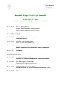    	
   Farewell	
  Symposium	
  Guy	
  R.	
  Cornelis	
   	
  