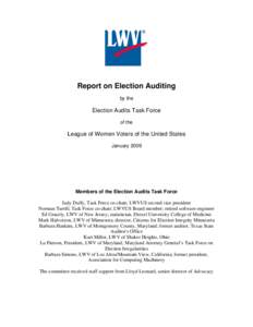 Report on Election Audits