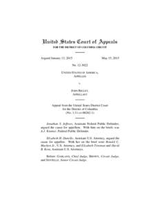 United States Court of Appeals FOR THE DISTRICT OF COLUMBIA CIRCUIT Argued January 13, 2015  May 15, 2015