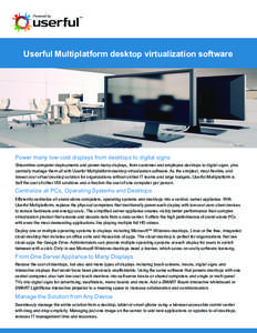 Powered by  TM Userful Multiplatform desktop virtualization software