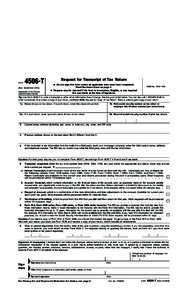 Form 4506-T (Rev. September 2005)