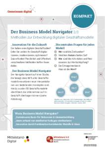 Kompaktflyer 06: Der Business Model Navigator 2/3