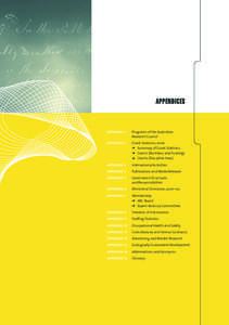 APPENDICES  APPENDIX 1 Programs of the Australian Research Council