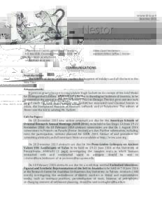 Volume	
  40	
  Issue	
  9	
   December	
  2013	
   Nestor Bibliography of Aegean Prehistory and Related Areas
