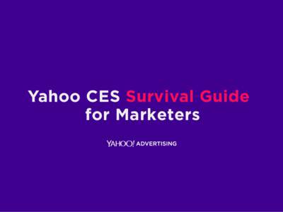 Yahoo CES Survival Guide for Marketers 1  David Pogue’s Tips for Tackling CES
