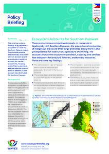 WAVES Policy Briefing Philippines June 2015