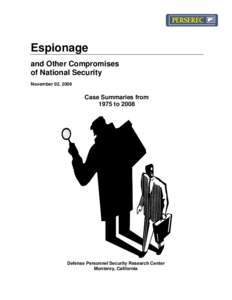 Microsoft Word - PP[removed]Espionage Cases May 2009.doc