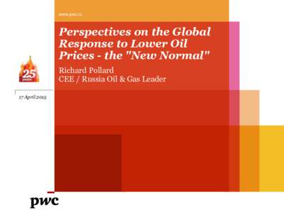 www.pwc.ru  Perspectives on the Global Response to Lower Oil Prices - the 