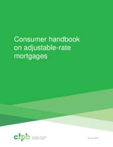 Consumer handbook on adjustable-rate mortgages January 2014