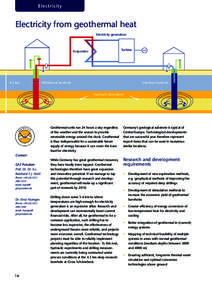 Electricity  Electricity from geothermal heat Electricity generation  Turbine