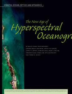C O A S TA L O C E A N O P T I C S A N D D Y N A M I C S  The New Age of Hyperspectral Oceanogra