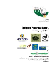 In-Situ Conservation Project Technical Progress Report January – April 2011