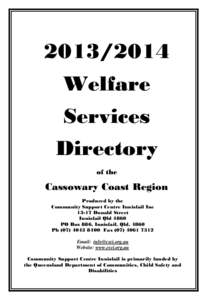 Welfare Services Directory of the