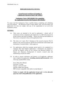 Education in Hong Kong / University Grants Committee / European Research Council / Graduate school / Patent application / Grant / Proposal / Economy / Europe / Structure