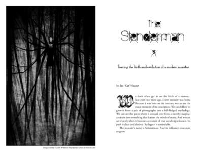 The  Slenderman l Tracing the birth and evolution of a modern monster