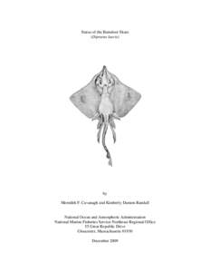 Status of the Barndoor Skate (Dipturus laevis) by Meredith F. Cavanagh and Kimberly Damon-Randall