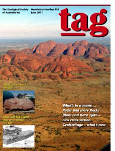 The Geological Society of Australia Inc tag  Newsletter Number 159