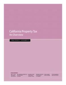 California Property Tax, Publication 29