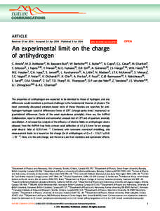 ARTICLE Received 12 Jan 2014 | Accepted 24 Apr 2014 | Published 3 Jun 2014 DOI: [removed]ncomms4955  OPEN