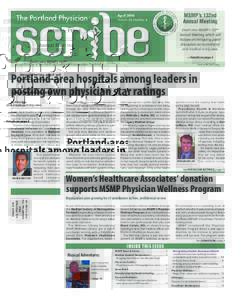 Header Header  The Portland Physician April 2016 Volume 34, Number 4