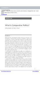 Elections / Comparative politics / Sociology / Democratization / Modernization / International relations / Politics / Government / Democracy