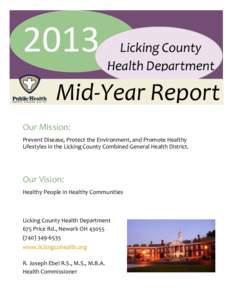 2013  Licking County Health Department  Mid-Year Report