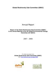 GBSC - Annual report