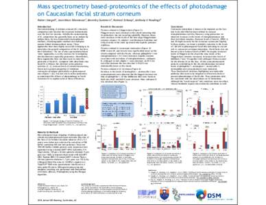 Microsoft PowerPoint - SID2016_Proteomics - Photoaging - Caucasians_Poster.pptx