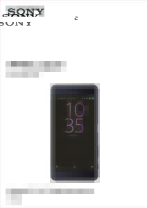 White paper December 2016 Xperia™ X Performance  F8132