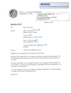 By Office of the Commission Secretary at 4:49 pm, Jan 09, [removed]A 1 2