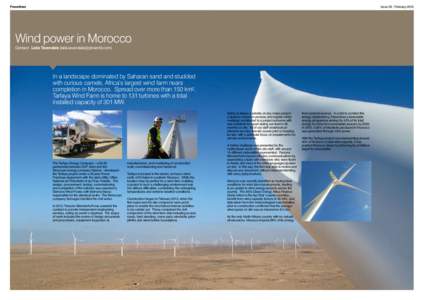 Powerlines 	  Issue 26 : February 2015 Wind power in Morocco Contact: Leila Tavendale ([removed])