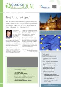 European Union European Regional Development Fund Newsletter 6  •