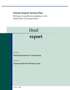Final Draft Recommendations Report[removed]