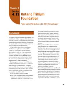 4.11: Ontario Trillium Foundation