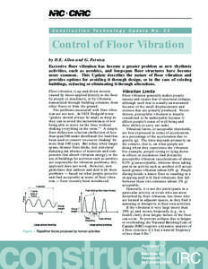 Control of Floor Vibration