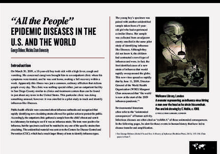 “All the People”  EPIDEMIC DISEASES IN THE U.S. AND THE WORLD George Dehner, Wichita State University Introduction