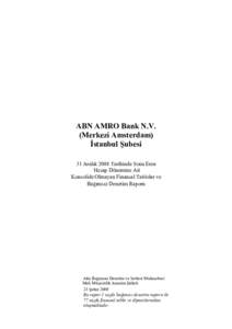 Microsoft Word - ABN AMRO Bankdoc
