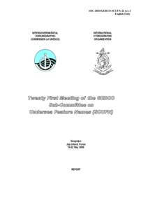 IOC-IHO/GEBCO SCUFN-21 rev.1 English Only INTERGOVERNMENTAL OCEANOGRAPHIC COMMISSION (of UNESCO)
