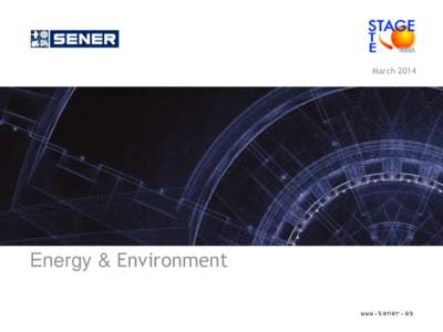 MarchEnergy & Environment www.sener.es  Energy & Environment Area