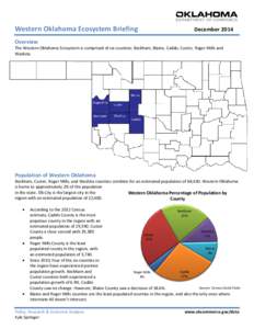 Western Oklahoma Ecosystem Briefing  December 2014 Overview